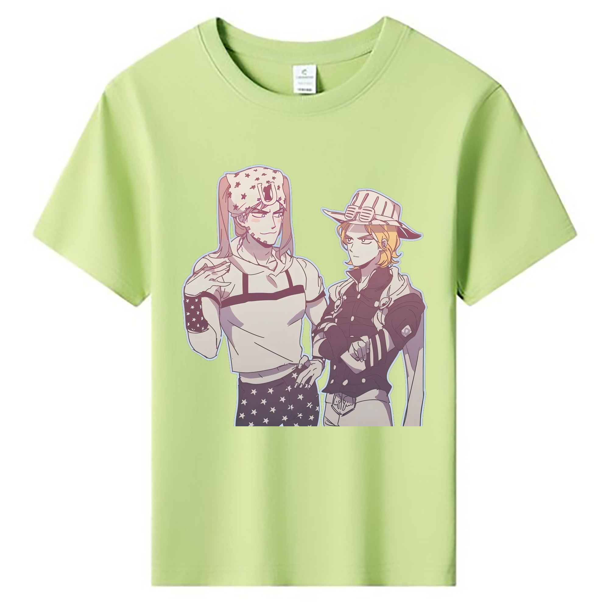 （画像用） ジョジョの奇妙な冒険 JoJo's Bizarre Adventure 綿100％キッズTシャツ（フロントプリント）